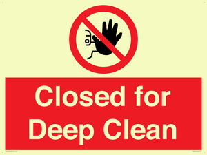 Closed for Deep Clean